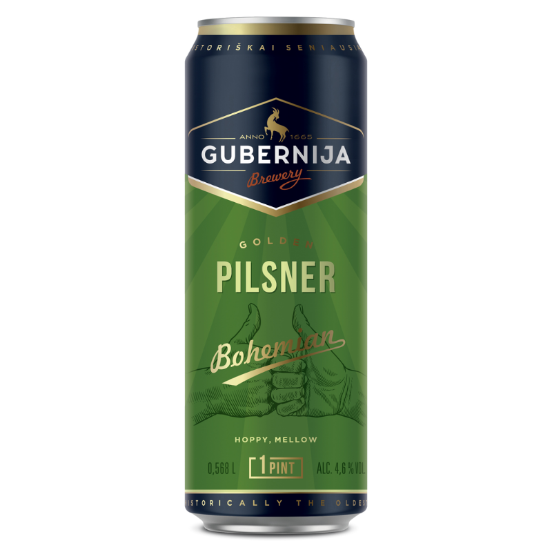 Gubernija Bohemian Pilsner 4,6% 0,568l