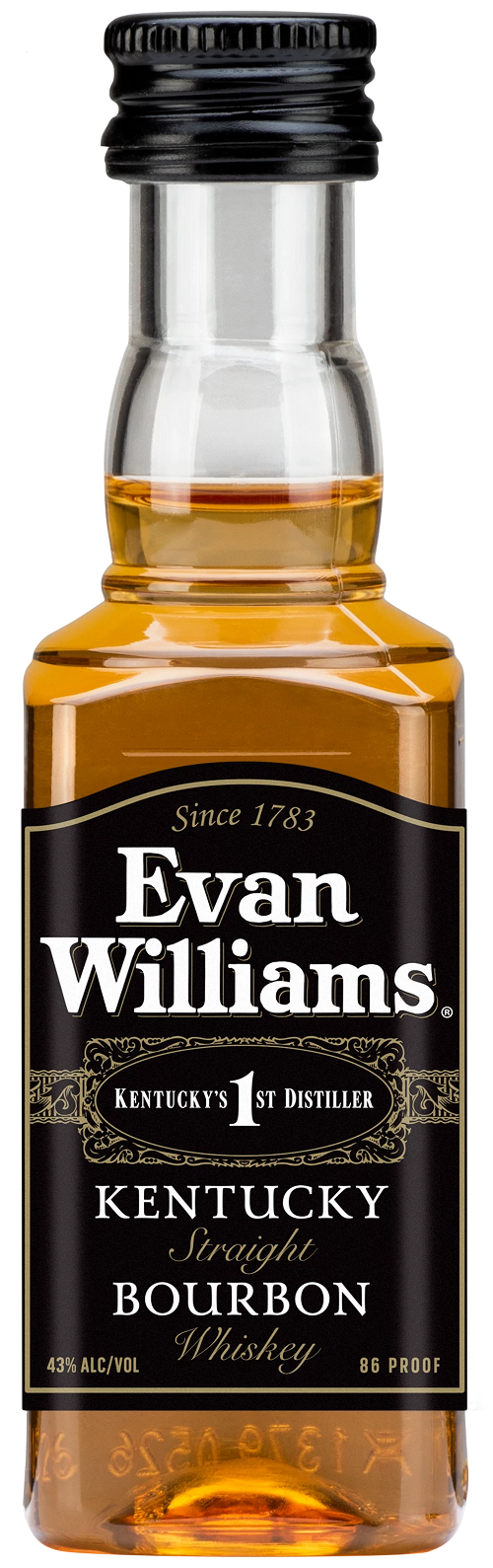 Evan Williams Kentucky Straight Bourbon Black Label 43% 0,05l