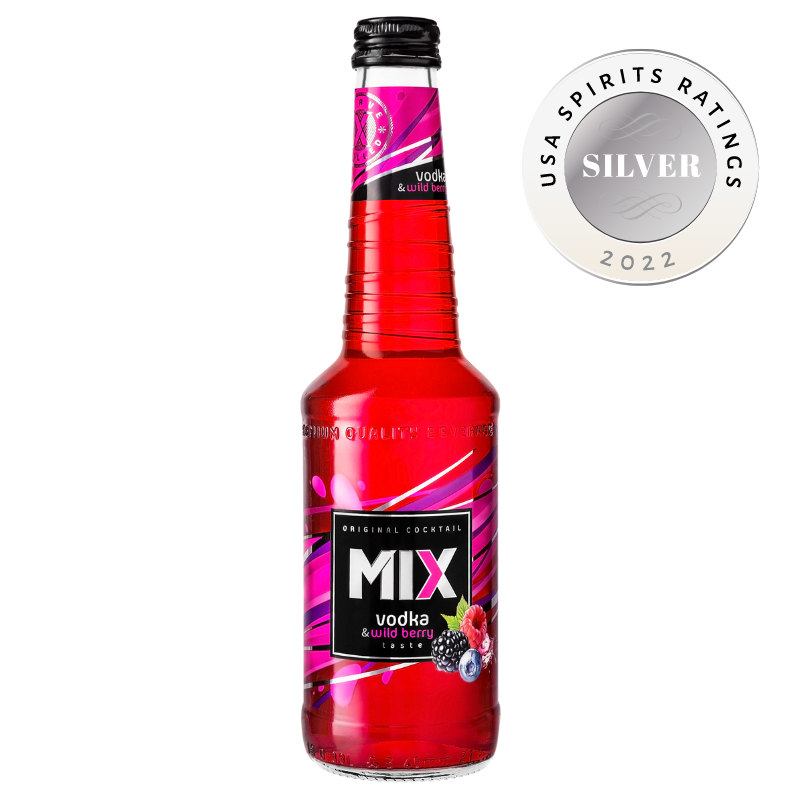 MIX Vodka & Wild Berry 4% 0,33l