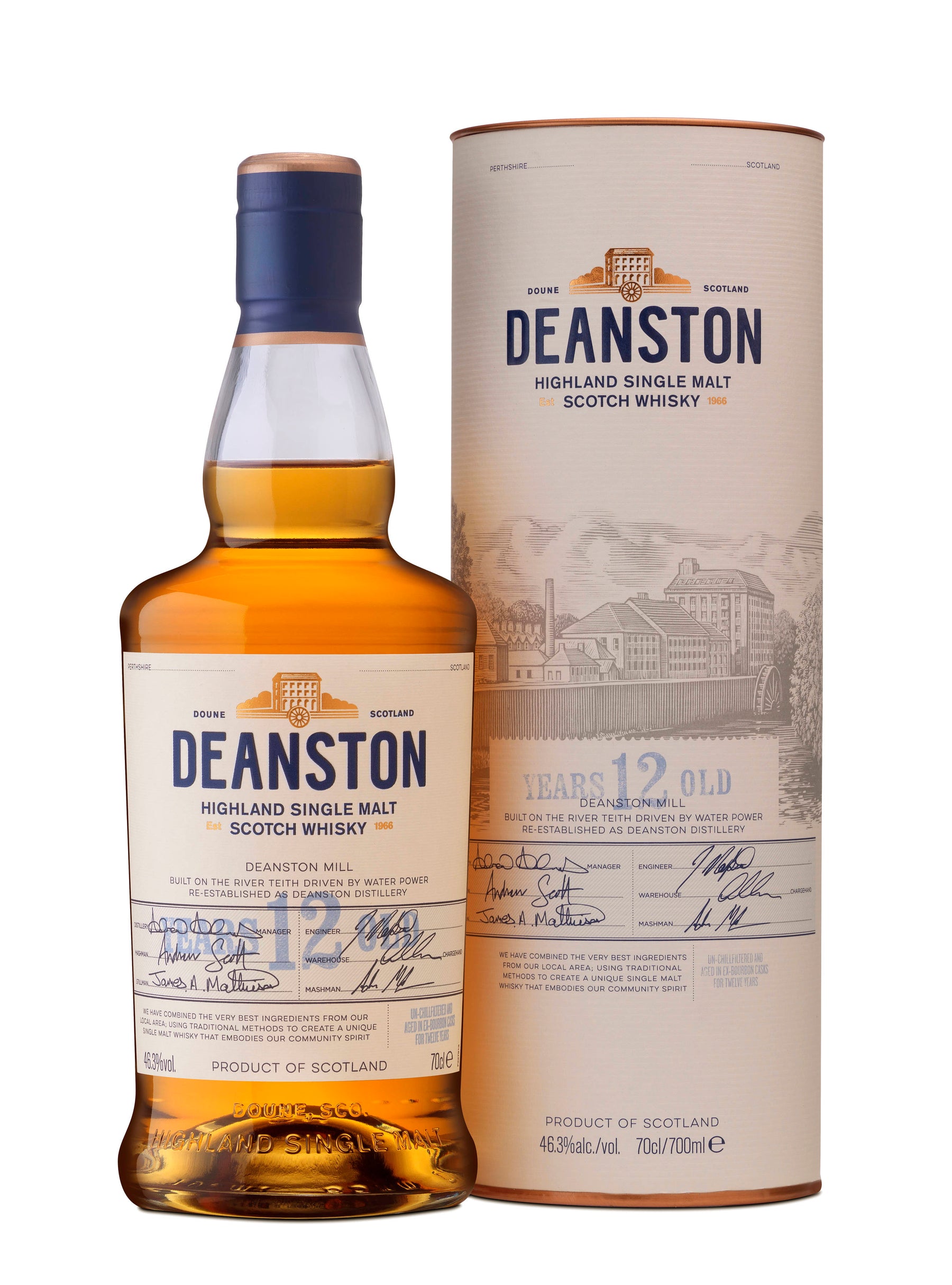 Deanston Highland Single Malt 12YO 46,3% 0,7l
